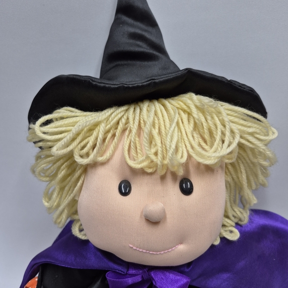 Halloween Witch Plush Doll Says Happy Halloween - Picture 8 of 9